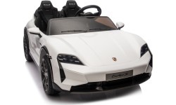 Детский электромобиль Porsche Taycan Turbo S, белый