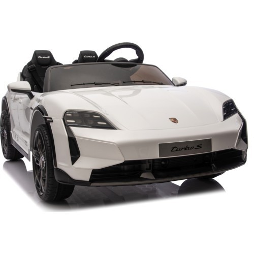 Vehicle Porsche Taycan Turbo S White