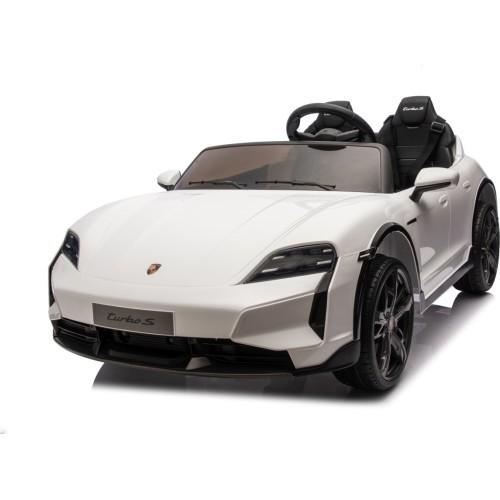 Vehicle Porsche Taycan Turbo S White