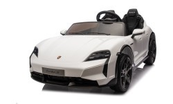 Детский электромобиль Porsche Taycan Turbo S, белый