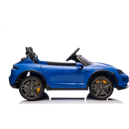 Elektromobilis Porsche Taycan Turbo S mėlynas
