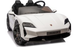 Детский электромобиль Porsche Taycan Turbo S, белый
