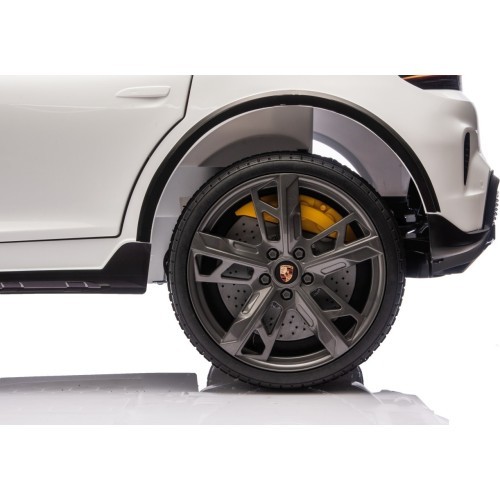 Elektromobilis vaikams Porsche Taycan Turbo S, baltas