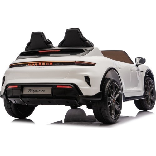 Детский электромобиль Porsche Taycan Turbo S, белый