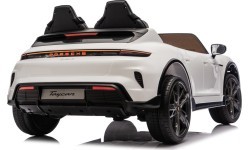 Elektromobilis vaikams Porsche Taycan Turbo S, baltas