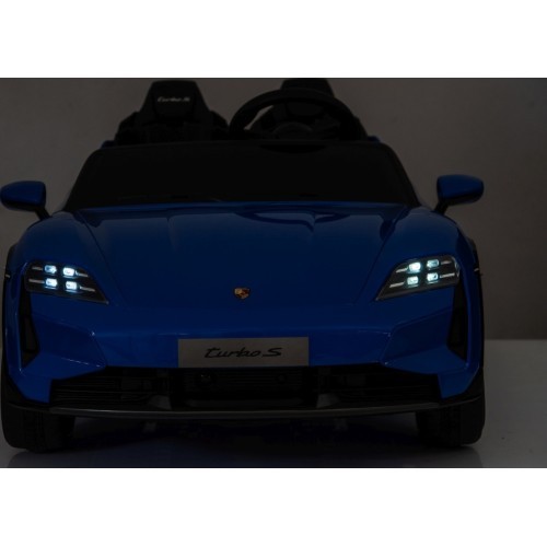 Porsche Taycan Turbo S Blue Vehicle