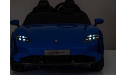 Электромобиль Porsche Taycan Turbo S синий