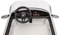 Детский электромобиль Porsche Taycan Turbo S, белый