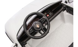 Детский электромобиль Porsche Taycan Turbo S, белый