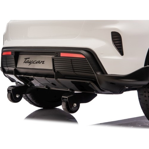 Vehicle Porsche Taycan Turbo S White