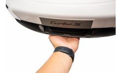 Vehicle Porsche Taycan Turbo S White