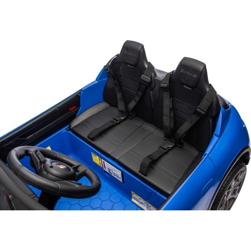 Elektromobilis Porsche Taycan Turbo S mėlynas
