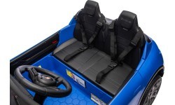 Elektromobilis Porsche Taycan Turbo S mėlynas