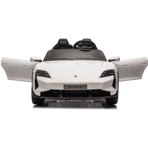 Vehicle Porsche Taycan Turbo S White