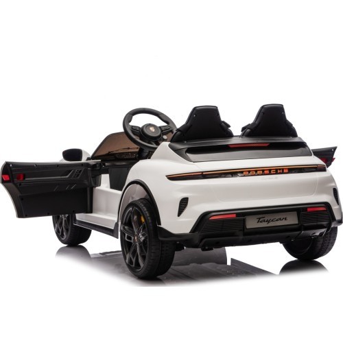 Vehicle Porsche Taycan Turbo S White
