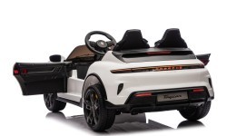 Детский электромобиль Porsche Taycan Turbo S, белый