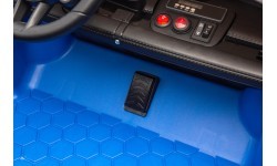 Elektromobilis Porsche Taycan Turbo S mėlynas