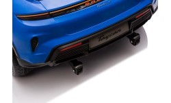 Электромобиль Porsche Taycan Turbo S синий