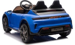 Elektromobilis Porsche Taycan Turbo S mėlynas