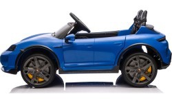 Elektromobilis Porsche Taycan Turbo S mėlynas