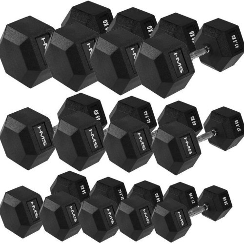 Гантель HMS Hex Pro - 37.5 кг