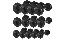Hantelis HMS Hex Pro - 37.5 kg