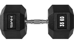 Hantelis HMS Hex Pro - 35 kg