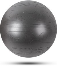 Gimnastikos kamuolys inSPORTline Stretch Ball 65 cm - Juoda