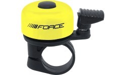 Skambutis FORCE Mini // 22.2 mm, plienas/plastikas (geltonas)