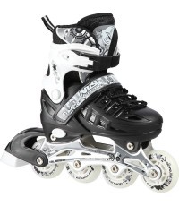 Роликовые и ледовые коньки 4 в 1 NILS EXTREME NH10905 - Чёрный