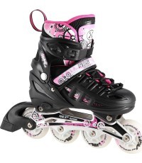 NH10905 4in1 INLINE/ICE-SKATES NILS EXTREME - Pink