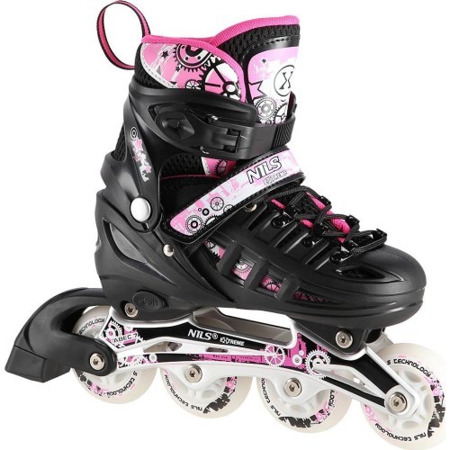 NH10905 4in1 INLINE/ICE-SKATES NILS EXTREME - Pink