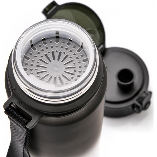 Sportinis vandens butelis Meteor, 500 ml - Juoda/balta
