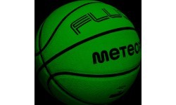 Баскетбольный мяч Meteor Fluo, размер 7 - Белый/неоново-зелёный