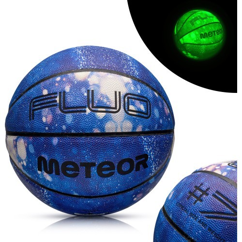 Basketball meteor fluo - White/Blue