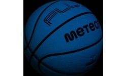 Basketball meteor fluo - White || Neon blue