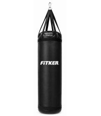 Punching Bag Fitker PRO with straps, PVC, Black - 150X60cm
