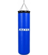 Боксёрский мешок Fitker Training, ПВХ - 150x35cm - Синий
