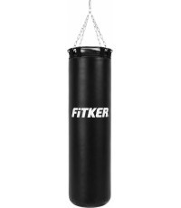 Bokso maišas Fitker Olympic ELITE, juodas, dirbtinė oda - 180x35cm