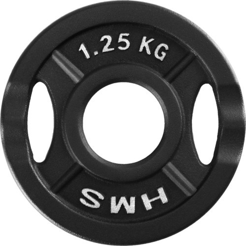 OLYMPIC CAST IRON WEIGHT PLATE TOD 51 MM – OLYMPIC BARBELL PLATE FOR STRENGTH TRAINING HMS - 1.25kg