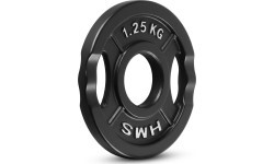 OLYMPIC CAST IRON WEIGHT PLATE TOD 51 MM – OLYMPIC BARBELL PLATE FOR STRENGTH TRAINING HMS - 1.25kg