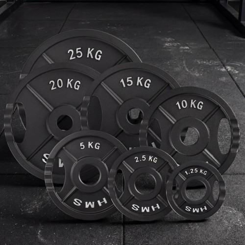 OLYMPIC CAST IRON WEIGHT PLATE TOD 51 MM – OLYMPIC BARBELL PLATE FOR STRENGTH TRAINING HMS - 1.25kg