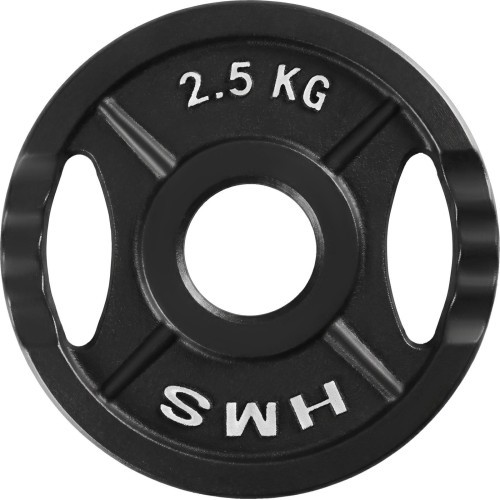 HMS ketaus svorio diskas TOD 51 mm olimpinis jėgos treniruotėms - 2,5kg
