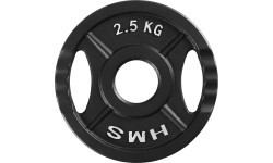 OLYMPIC CAST IRON WEIGHT PLATE TOD 51 MM – OLYMPIC BARBELL PLATE FOR STRENGTH TRAINING HMS - 2,5kg