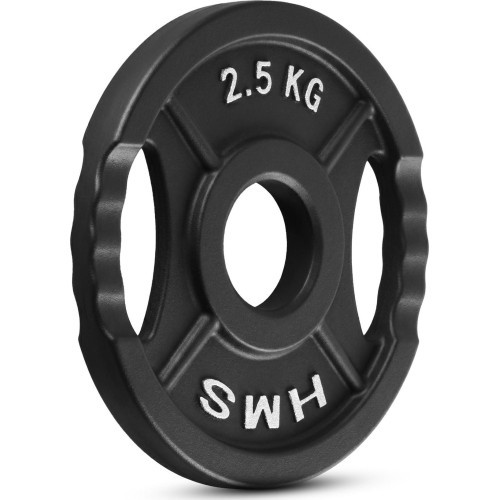 HMS ketaus svorio diskas TOD 51 mm olimpinis jėgos treniruotėms - 2,5kg