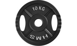 HMS ketaus svorio diskas TOD 51 mm olimpinis jėgos treniruotėms - 10 kg