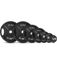 OLYMPIC CAST IRON WEIGHT PLATE TOD 51 MM – OLYMPIC BARBELL PLATE FOR STRENGTH TRAINING HMS - 15 kg