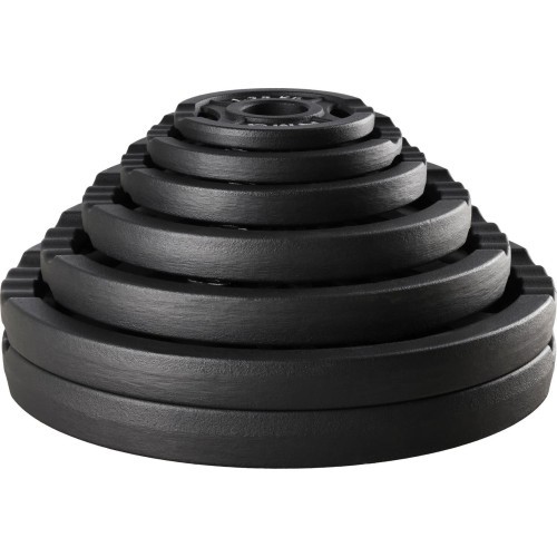OLYMPIC CAST IRON WEIGHT PLATE TOD 51 MM – OLYMPIC BARBELL PLATE FOR STRENGTH TRAINING HMS - 15 kg