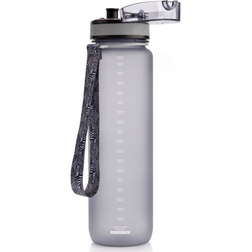 Sportinė gertuvė Meteor 1000 ml tamsiai žalia - Pilka