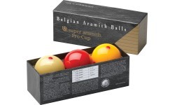 Karambolo kamuoliukų rinkinys Super Aramith Pro-Cup 61,5 mm